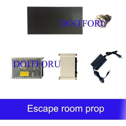 Room escape props Displays Captions prop find the hidden clues real life adventure room game prop
