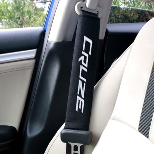 Car Safety Seat Belt Pads Harness Safety Shoulder Strap Cushion Cover Shoulder Cover for Chevrolet Colorado Cruze Spark Captiva