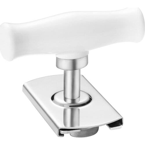 Manual Stainless Steel Can Jar Opener with Wooden Handle Adjustable 1-4 Inches Cap Lid Openers Tool Kitchen Gadgets Screw Cap
