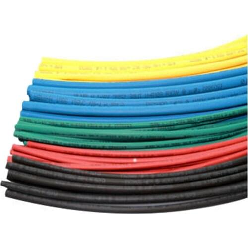 1m x 3/lot Red Black Yellow Heat Shrink Tube 3mm 4.5mm 5mm Heatshrink Tubing Shrinkable Wrap Wire Cable Sleeve