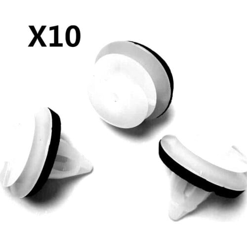 X10 For BMW Universel Porte Garniture Panneau Clip Attaches Auto Pare-chocs Rivet Retenue Push Capot Moteur Aile Fixation Clip
