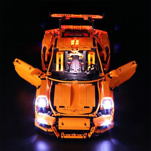 Vonado Led Light Set Compatible For Lego 42056 Porsche technic race Car 20001 3368 Building Blocks Bricks Toys Only Light