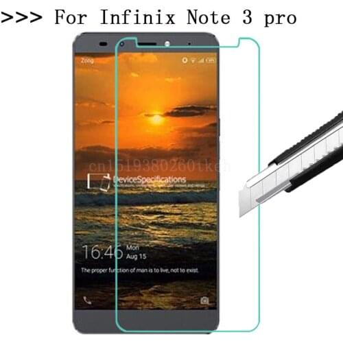 For Infinix Note 3 pro Tempered Glass On For Infinix Note 2 Screen Protector 9h Toughened Protective Glass phone film