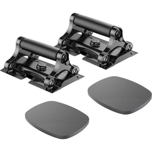 2Pc Abdominal Muscle Wheel Three-in-one Push-up Frame Chest Dumbbells for Abdominal Wheel Set Abdomen Exercise Fitness Equipment