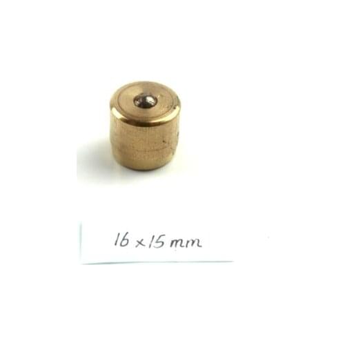 20PCS 16x15mm Press fit ball oiler Brass Push Button oiler for Gas Engine Motor Oil Grease oil cup
