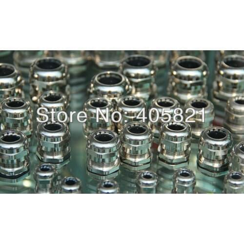 Free shipping!PG25 IP68 Waterproof brass Cable Gland For 15-22mm Cable Range