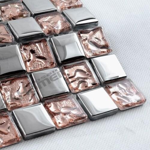 Express shipping free!! glass mosaic tiles, bathroom shower mosaic tiles HME6016 for kitchen backsplash
