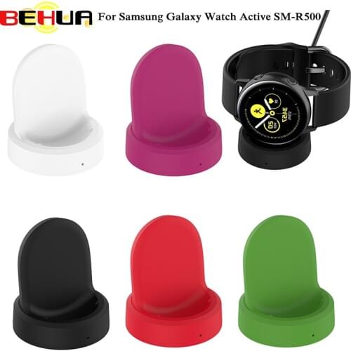 Wireless Charger Charging Dock Fast Charging Base With Indicator For Samsung Galaxy Watch Active SM-R500 Smart Watch Accessories