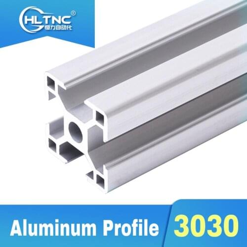 Black 3030 aluminum extrusion profile european standard length 1000mm wall thickness 1.8mm aluminum profile workbench 1pcs