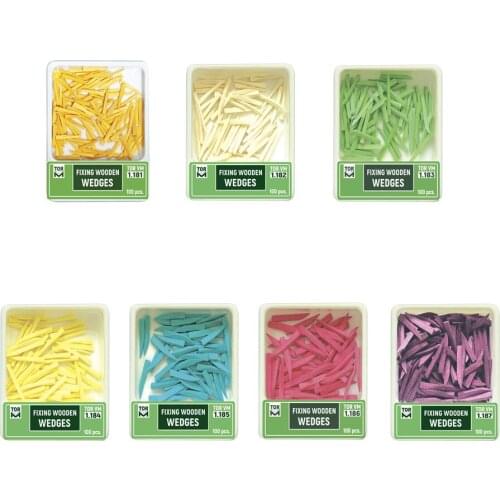 Fixing Wooden Wedges for Matrix Systems for TOR VM for Dental Materials Dentist Parts for Dental Clinic Dentist Using