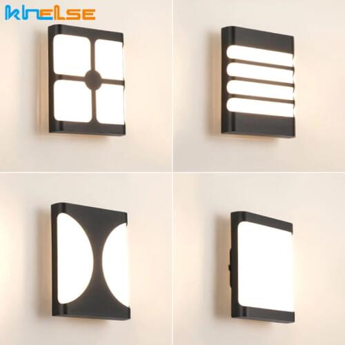 Ip65 Outdoor Wall Light Flush Mounted Outside Garden Balcony Light Veranda Licht Muur Verlichting Waterproof LED Outdoor Sconce