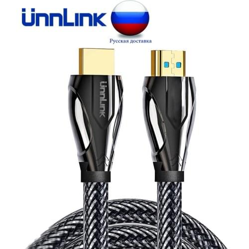 Unnlink HDMI-compatible Cable 2.0 Cable 3m 5m 10m 15m 4K@60Hz HDR HDCP 2.2 for Projector Switch Splitter PS4 LED TV Computer