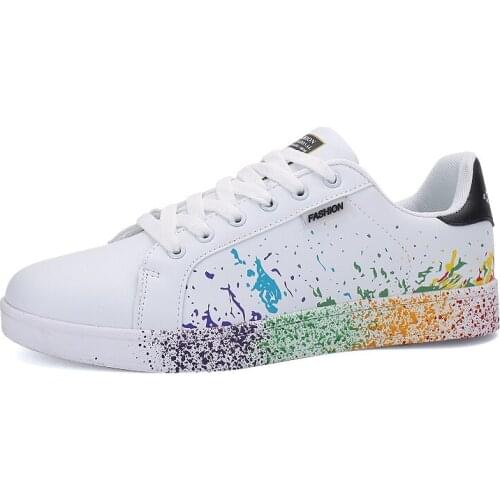 Unisex Size Mens Womens Shoes Fashion Design Adult Sneakers Couple Lovers' Flats Shoes