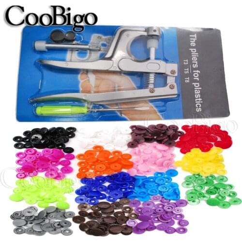 50Sets Snaps Button Fasteners Quilt Cover Sheet Garment Accessories For Baby Clothes Clips Round Plastic T5(12mm)