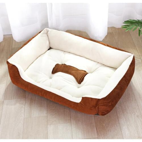 6 Size Pet Dogs Beds For Large Dog Puppy Mats Breathable Anti-slip Bottom Soft Pet Cushion Comfortable Puppy Big Beds Warm Thick