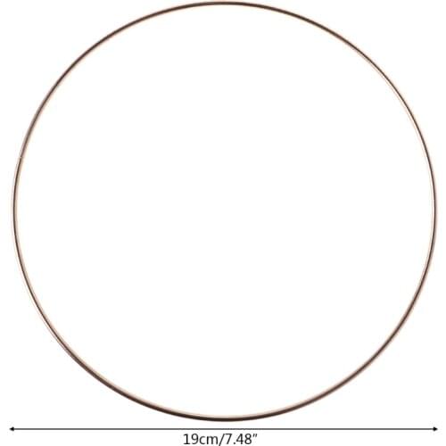 Metal Dream Catcher Dreamcatcher Ring Macrame Craft Hoop DIY Accessory 35-190mm