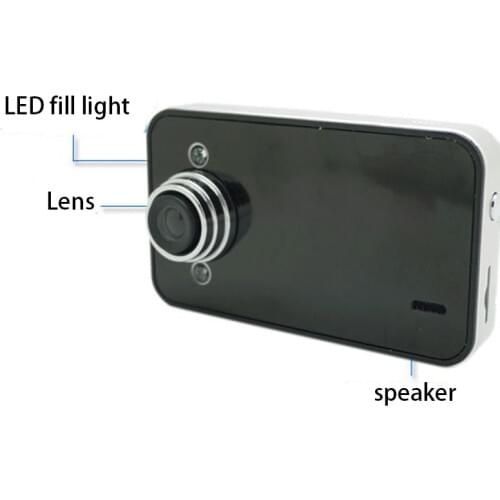 Mini car driving recorder K6000 camcorder 1080 full HD driving recorder 90 degree shooting angle night vision driving recorder