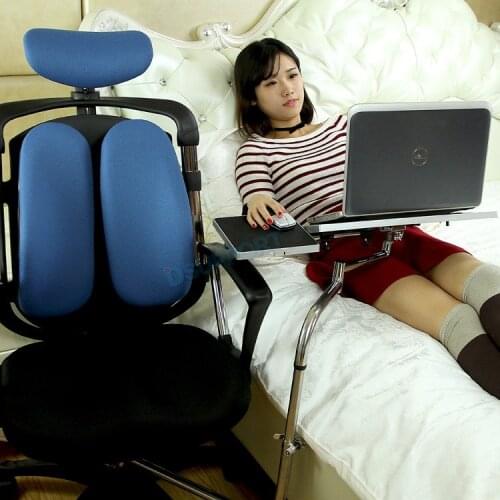 Multifunctional Full Motion Chair Clamping Keyboard/Laptop Desk Holder+ Square Mouse Pad +Chair Arm Clamping Mouse Pad OK010S