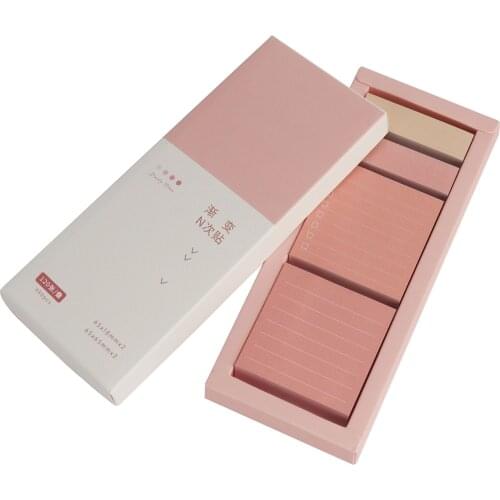 Assorted Size to Do List Message Reminder Memo Paper Pads Colorful Cute Sticky Notes set