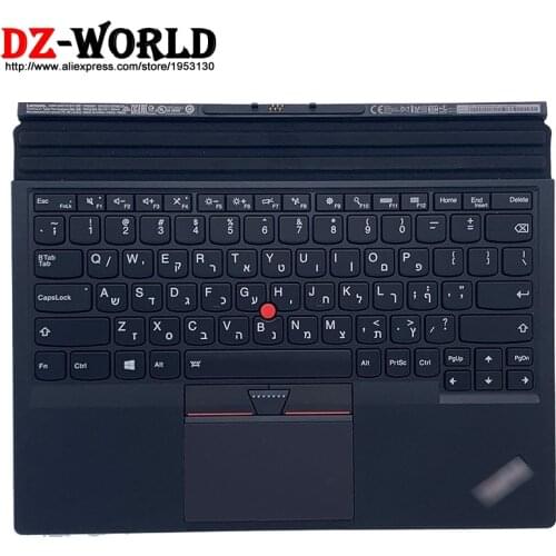 New Original Hebrew Israeli Base Portable Backlit Thin Keyboard for Lenovo Thinkpad X1 Tablet 2nd 1st Gen 01HX714