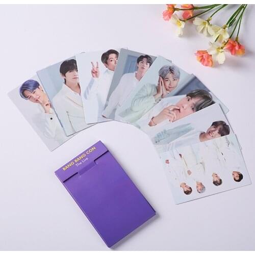 South Korean Groups K-POP Bangtan Boys Poster LOMO Card 2020 New Album BANGBANG CON PhotoCard JUNG KOOK V JIMIN SUGA Photo Card