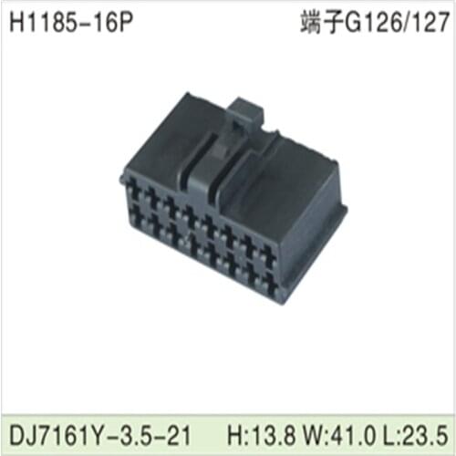 Free shipping 200pcs DJ7161Y-3.5-21 16Pin 3.5mm AMP Car Electrical Wire Connectors for VW,BMW,Audi,Toyota,NISSAN AND other