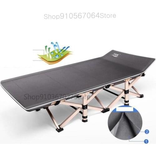 Folding Bed Single Bed Home Adult Lunch Break Bed Siesta Recliner Office Simple Bed Marching Escort