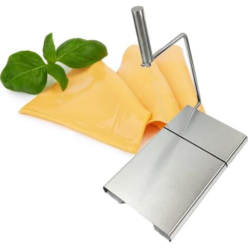 Tainless Steel Cheese Slicer Serving Board Peeler Cutter Butter Slice Tool With 5pcs Cutting Wire Cooking Baking Kitchen Gadgets