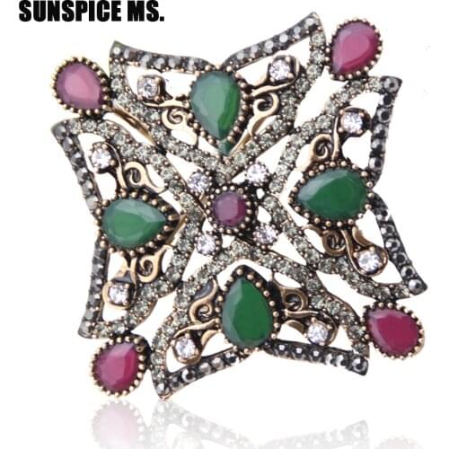 Sunspice Ms. Gold Brooches For Clothes