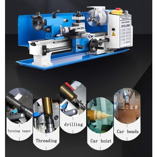 7'x14' Lathe Tool 550W Mini Metal Lathe Metalworking Variable Speed Tooling Infinite
