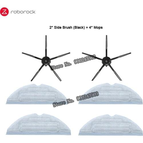 In Stock Replaceable Accessories HEPA Filters Mops Cloths Side Brush Spare Parts Kits Mop For Roborock S7 Vacuum Cleaner Sweeper