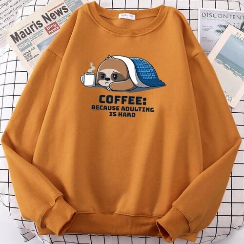 Not Today Lazy Cat Printed Womens Hoodies Autumn Oversize Hoodie Simple Comfortable Hoody Street Soft Fleece Mens Sportswears