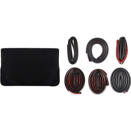 1 Pcs Screen Protection Cover, Center Console Display Sleeve Protector & 1 Set Wind Noise Reduction Kit Draft Seal Strip