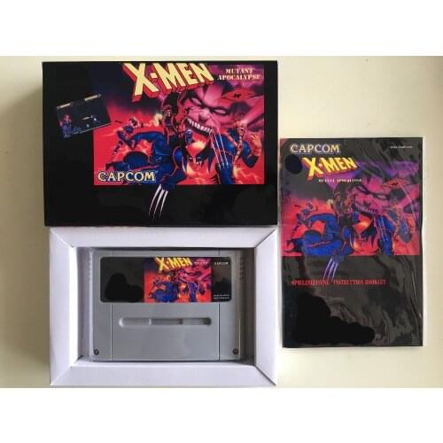 16Bit Games ** X-MEN MUTANT APOCALYPSE ( PAL EUR Version!! box+manual+cartridge!! )