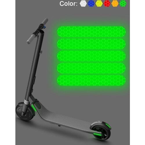 5Pcs Reflective Stickers For Ninebot ES1 ES2 ES3 ES4 E22 E25 Series Electric Scooter 6 Colors PVC Stickers Scooter Accessories