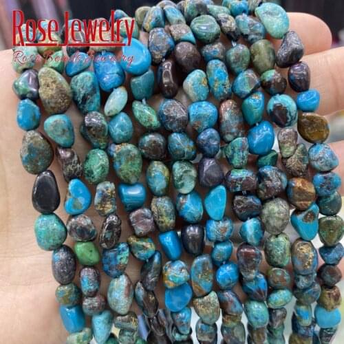 6-8mm 8-10mm Natual Irregular Phoenix Turquoises Stone Beads Smooth Loose Spacer Bead For DIY Jewelry Making Bracelet 15'strand