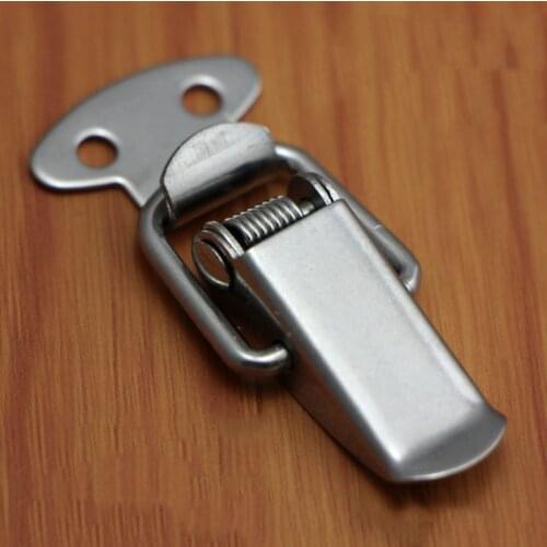6Pcs Spring Loaded Suitcase Chest Tool Box Locking Toggle Latch Hasp Lock Hardware-30