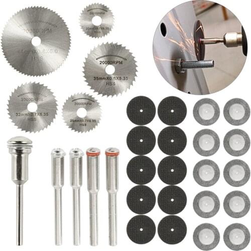 Diamond Cutting Disc Wheels Circular Saw Blade Rotary Tool for Dremel Mini Drill Rotary Tool Wood Resin Cut-Off Wheel Disc Metal