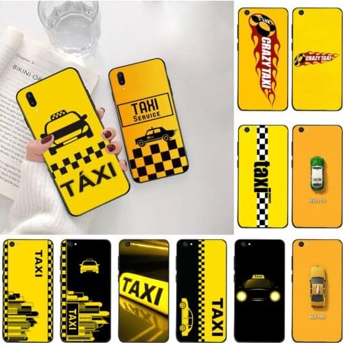 CUTEWANAN Crazy Taxi Driver Bling Cute Phone Case For Vivo Y91c Y17 Y51 Y67 Y55 Y93 Y81S Y19 V17 vivos5