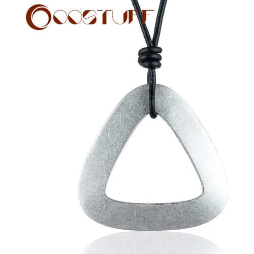 Fashion Jewelry Women Long Necklaces Chokers Silver Color Triangle Pendants Suspension the on Neck Decoration Wholesale Hotsae