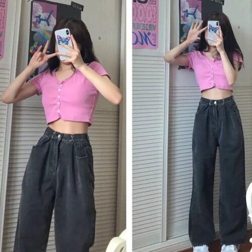 HNMCHIEF Women's Straight Jeans