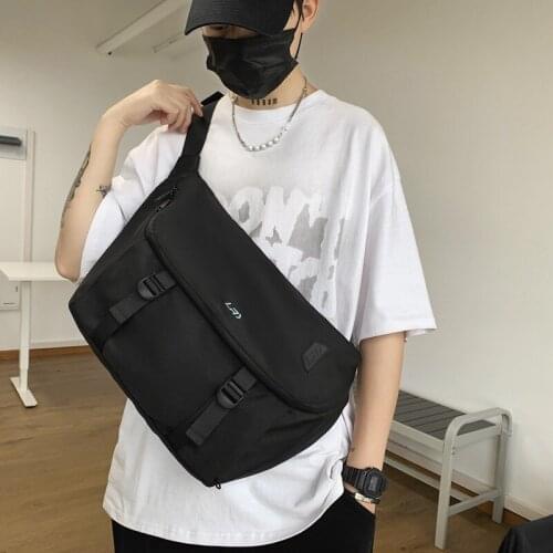 Summer Fashion Mens Travel Bag Oxford Cloth Large-capacity School Messenger Bags