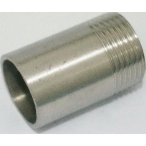 LOT2 1" BSP male Thread Length 50mm 304 Stainless Steel Pipe Fitting Weld Nipple Coupling Connector BSP