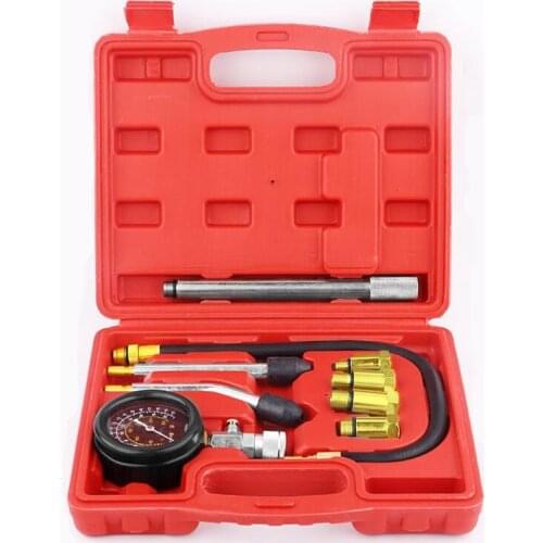 M10 M12 M14 M18 Automotive Tools Engine Cylinder Compression Tester Kit With Extension Bar Auto Engine Diagnostic