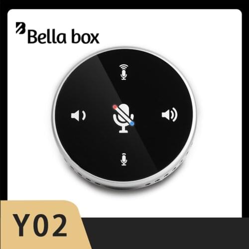Bella Box Y02 Mini USB Microphone Desktop Computer Conference Omnidirectional Mic Speaker Phone For Business Video Meeting