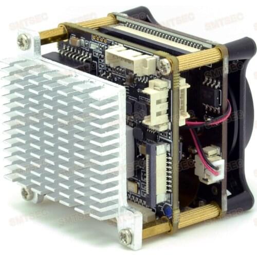 UHD 12MP 8MP 4K IP Camera Module + 3.6-18mm Auto IRS Manual Zoom Lens Sony IMX226 Hi3519V101 CCTV Security PCB Board POE TF DIY