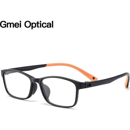 Gmei Optical Ultralight TR90 Glasses Frame Small Face Men Prescription Eyeglasses Myopia Optical Frame Soft Male Eyewear M2087