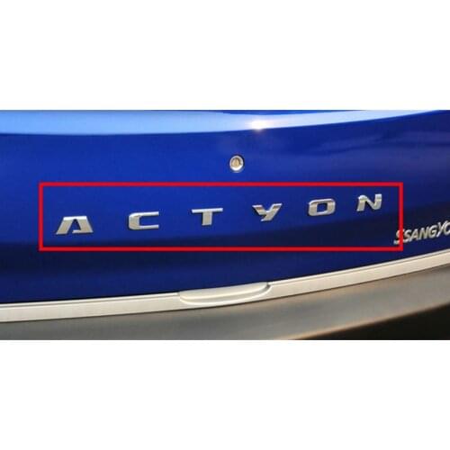 Genuine Rear Trunk Tailgate Logo Emblem For Ssangyong New ActYon Rear Trunk Lid Logo Emblem badge