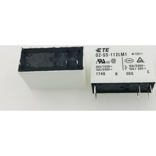 Original OZ-SS-112LM1 12VDC 6pin 16A 240VAC relays