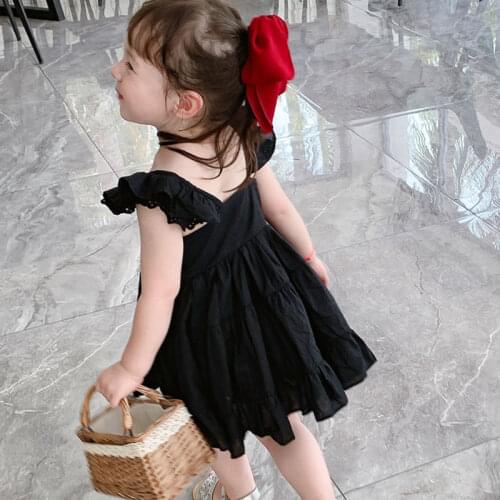 Toddler Dress Costume Girl White Black Cute Clothes 2021 New Party Dress For Kids Girl